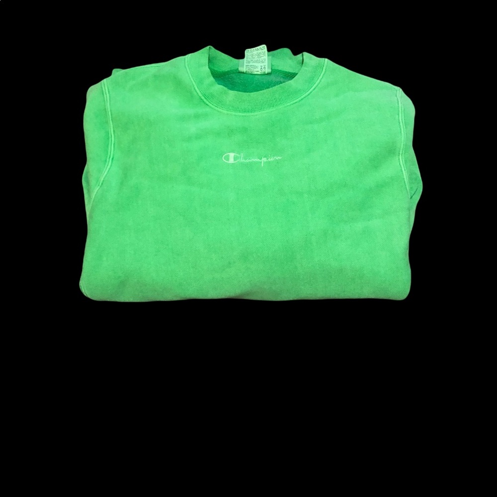 Neon Green Champion Sweatshirt